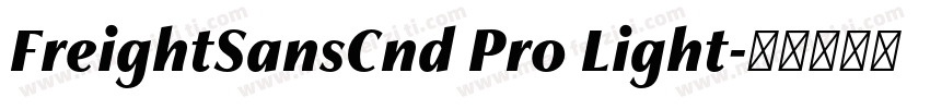 FreightSansCnd Pro Light字体转换
